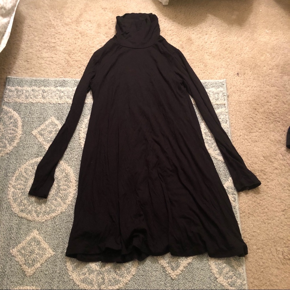 Black Turtle Neck Dress